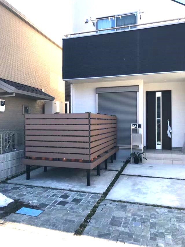 千葉県船橋市ウッドデッキ