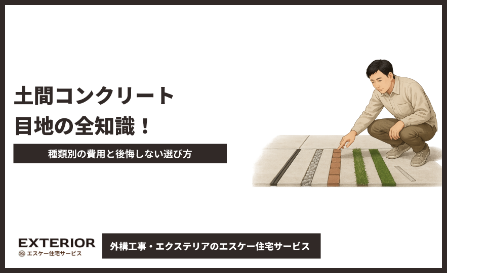 土間コンクリート目地の全知識！種類別の費用と後悔しない選び方