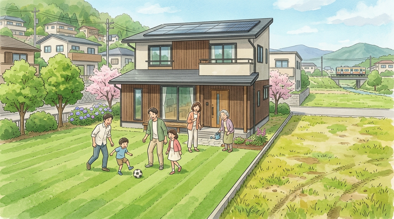 芝目の向きが揃っている成功例（色が均一で美しい）と、向きがバラバラな失敗例（色ムラが出てしまっている）を比較した写真]